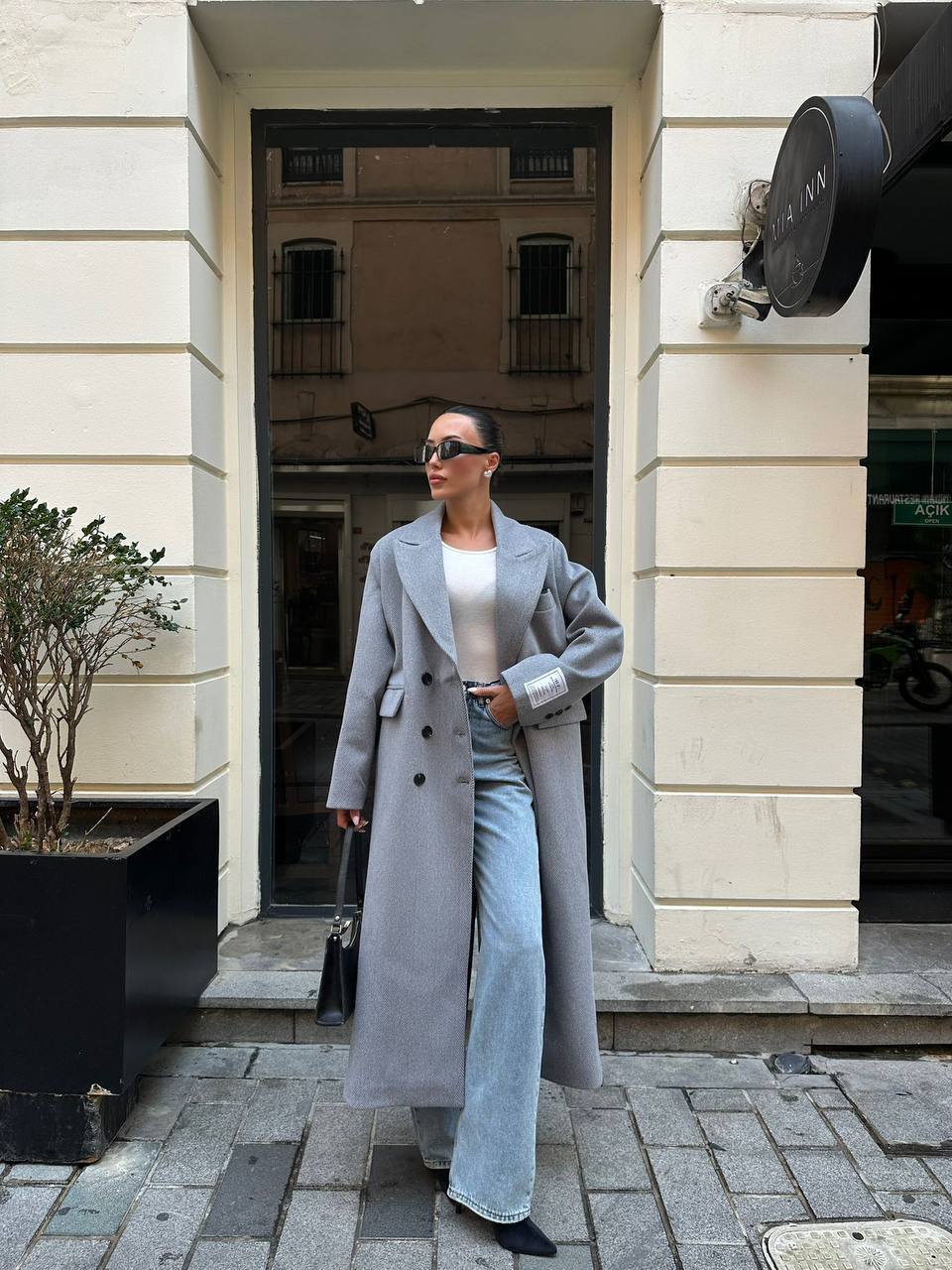 Manteau Long Double Boutonnage Premium