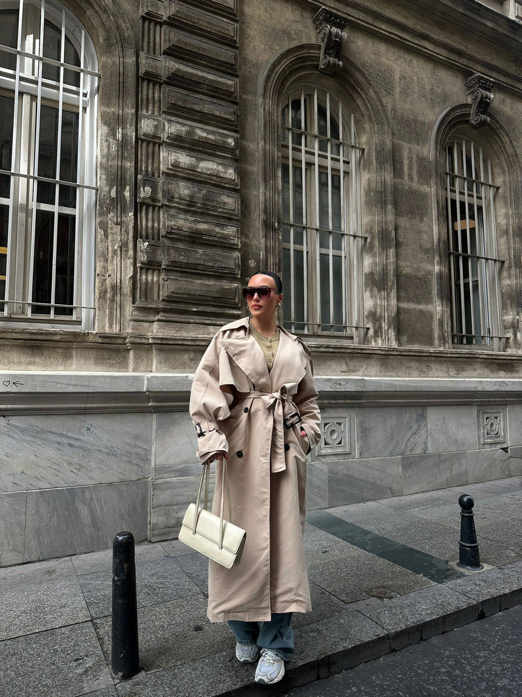 Trench-Coat Premium à Double Boutonnage