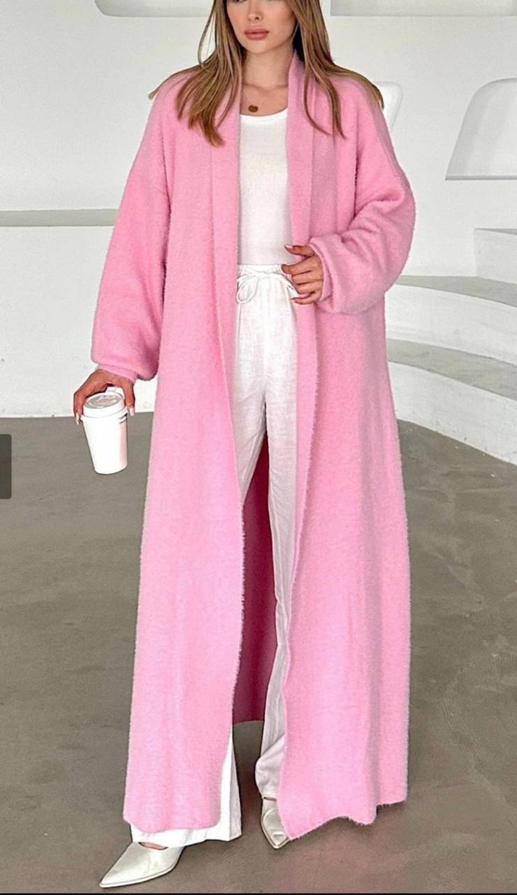 Cardigan Long Ouvert Élégant