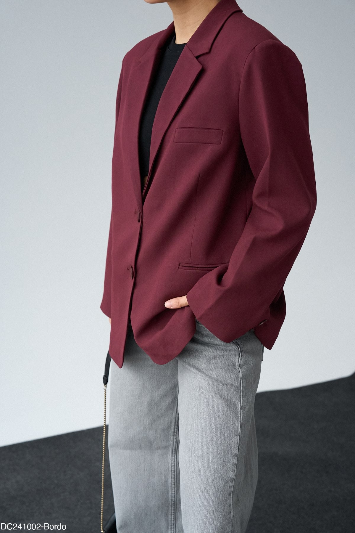 Qero Veste Blazer Oversize Femme - Veste Tailleur Élégante