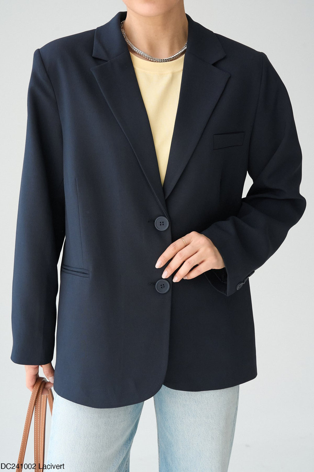 Qero Veste Blazer Oversize Femme - Veste Tailleur Élégante